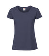 Ladies fit navy blue t-shirt