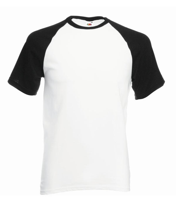 Black and white baseball t-shirt