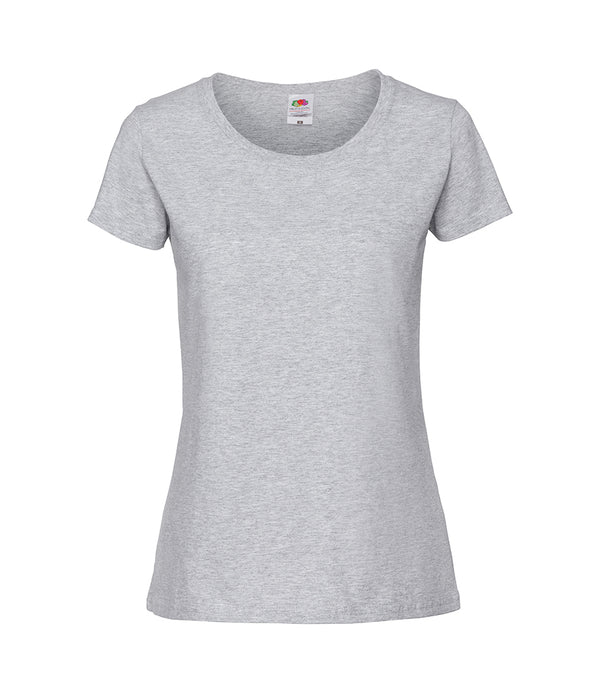 Ladies fit heather grey t-shirt