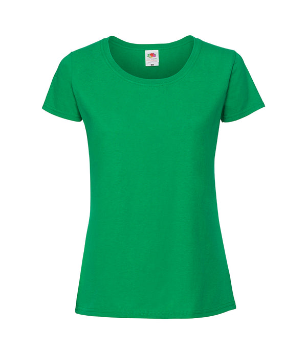 Ladies fit green t-shirt