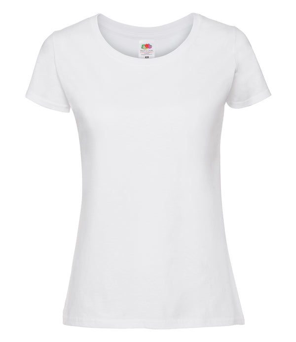 Ladies fit white t-shirt