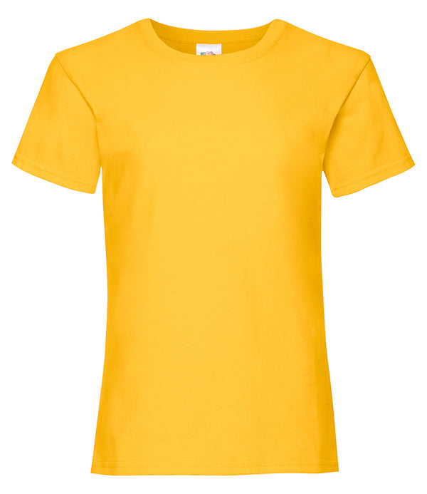 Girls sunflower yellow t-shirt