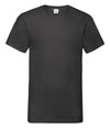 Personalised black v-neck t-shirt