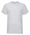 Customised heather grey v-neck t-shirt